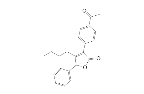 3-(4-Acetylphenyl)-4-butyl-5-phenylfuran-2(5H)-one