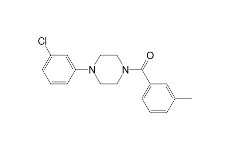 4-(3-Methylbenzoyl)-1-(3-chlorophenyl)piperazine