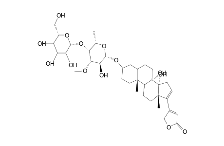 DELTA16-8beta-HYDROXYDIGITOXIGENIN beta-ODOROBIOSIDE