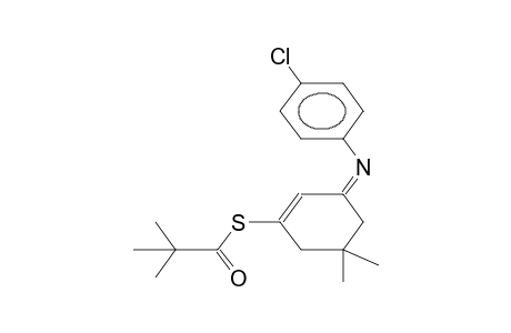 (Z)-1-PIVALOYLTHIO-3-(4-CHLOROPHENYLIMINO)-5,5-DIMETHYL-1-CYCLOHEXENE