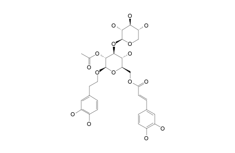 2'-O-ACETYL-3'-O-BETA-D-GLUCOPYRANOSYL-CALCEOLARIOSIDE-B;AESCHYNANTHOSIDE-D