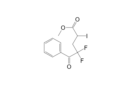 4,4-Difluoro-2-iodo-5-keto-5-phenyl-valeric acid methyl ester