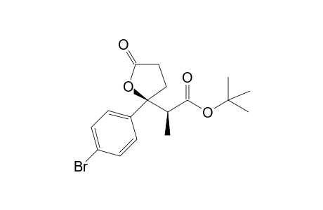 (S*)-tert-Butyl 2-((S*)-2-(4-bromophenyl)-5-oxotetrahydrofuran-2-yl)propanoate