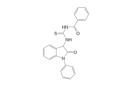 N-{[(2,3-Dihydro-1-phenyl-2-oxo-1H-indol-3-yl)amino]thioxomethyl}benzamide