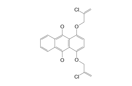 1,4-bis(2'-chloroprop-2'-enyloxy)-anthracene-9,10-diol