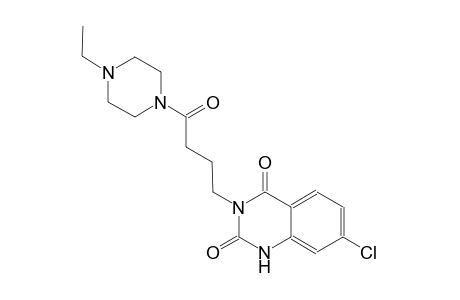 7-chloro-3-[4-(4-ethyl-1-piperazinyl)-4-oxobutyl]-2,4(1H,3H)-quinazolinedione