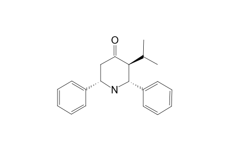 T(3)-ISOPROPYL-R(2),C(6)-DIPHENYLPIPERIDIN-4-ONE