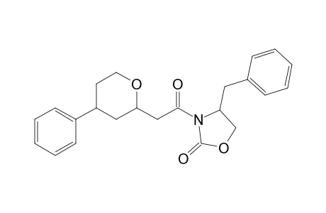 4-Benzyl-3-[(4'-phenyltetrahydropyran-2'-yl)acetyl]-1,3-oxazolidin-2-one