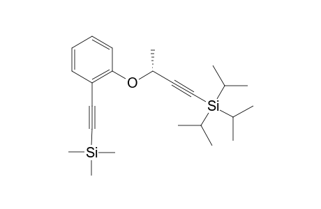 (+)-Trimethyl{[2-({(1R)-1-methyl-3-[tris(1-methylethyl)silyl]prop-2-yn-1-yl}oxy)phenyl]ethynyl}silane