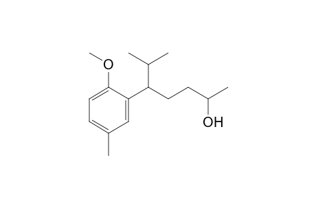 5-(6-methoxy-m-tolyl)-6-methyl-2-heptanol