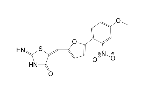 4-thiazolidinone, 2-imino-5-[[5-(4-methoxy-2-nitrophenyl)-2-furanyl]methylene]-, (5E)-