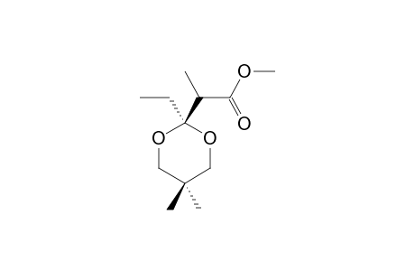 2-ETHYL-5,5-DIMETHYL-2-[1-METHYLOXYCARBONYLETHYL]-1,3-DIOXANE