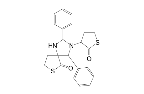 7-Thia-1,3-diazaspiro[4.4]nonan-6-one, 2,4-diphenyl-3-(tetrahydro-2-oxo-3-thienyl)-