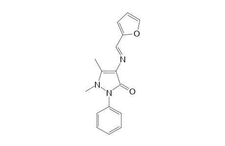 4-([(E)-2-Furylmethylidene]amino)-1,5-dimethyl-2-phenyl-1,2-dihydro-3H-pyrazol-3-one