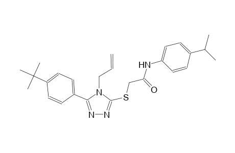 2-{[4-allyl-5-(4-tert-butylphenyl)-4H-1,2,4-triazol-3-yl]sulfanyl}-N-(4-isopropylphenyl)acetamide