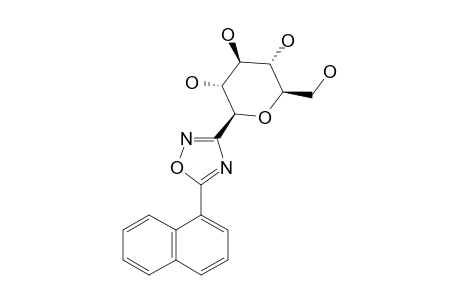 3-C-(BETA-D-GLUCOPYRANOSYL)-5-(1-NAPHTHYL)-1,2,4-OXADIAZOLE