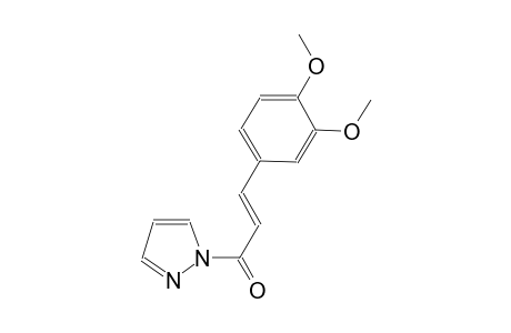 1-[(2E)-3-(3,4-dimethoxyphenyl)-2-propenoyl]-1H-pyrazole
