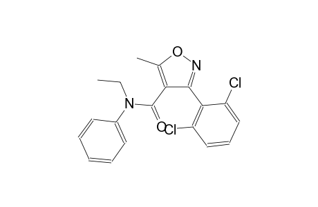 3-(2,6-dichlorophenyl)-N-ethyl-5-methyl-N-phenyl-4-isoxazolecarboxamide