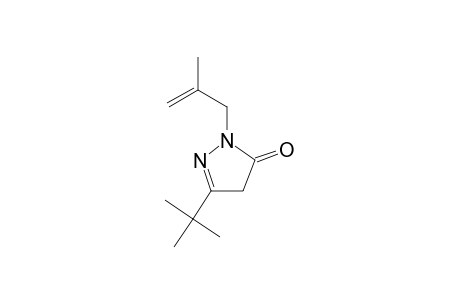 5-tert-Butyl-2-(2-methylallyl)-2-pyrazolin-3-one