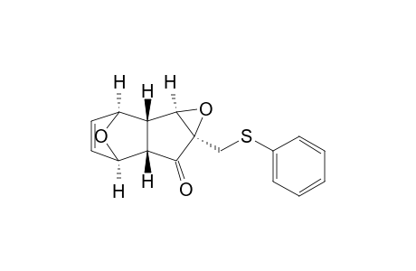 2,5-Epoxy-6H-indeno[1,2-b]oxiren-6-one, 1a,1b,2,5,5a,6a-hexahydro-6a-[(phenylthio)methyl]-, (1a.alpha.,1b.beta.,2.alpha.,5.alpha.,5a.beta.,6a.alpha.)-