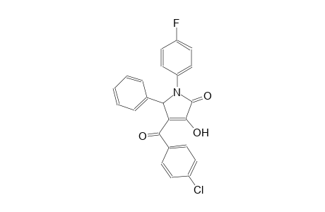 4-(4-chlorobenzoyl)-1-(4-fluorophenyl)-3-hydroxy-5-phenyl-1,5-dihydro-2H-pyrrol-2-one