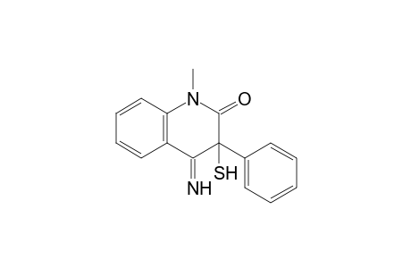 4-Azanylidene-1-methyl-3-phenyl-3-sulfanyl-quinolin-2-one