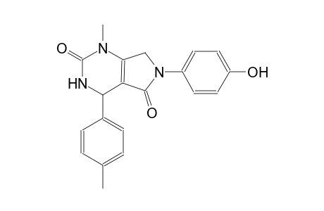 1H-pyrrolo[3,4-d]pyrimidine-2,5-dione, 3,4,6,7-tetrahydro-6-(4-hydroxyphenyl)-1-methyl-4-(4-methylphenyl)-