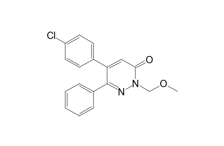 5-(4-Chlorophenyl)-2-methoxymethyl-6-phenylpyridazin-3-one
