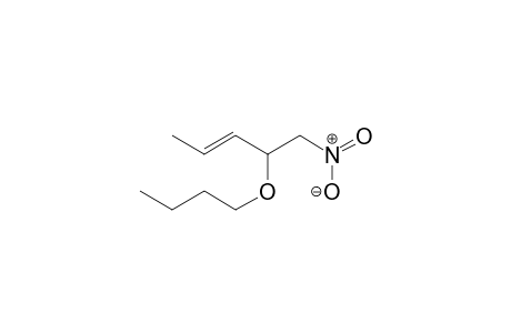 (E) 2-Butoxy-1-nitropent-3-ene