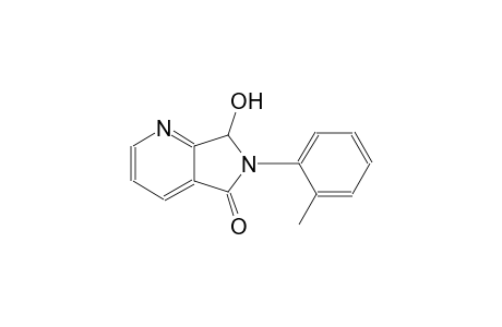 5H-pyrrolo[3,4-b]pyridin-5-one, 6,7-dihydro-7-hydroxy-6-(2-methylphenyl)-
