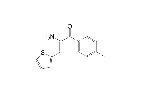2-Propen-1-one, 2-amino-1-(4-methylphenyl)-3-(2-thienyl)-