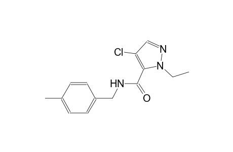 4-chloro-1-ethyl-N-(4-methylbenzyl)-1H-pyrazole-5-carboxamide