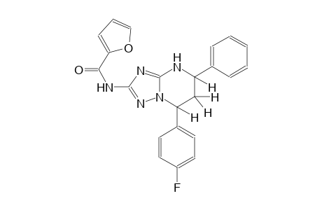 N-[7-(4-fluorophenyl)-5-phenyl-4,5,6,7-tetrahydro[1,2,4]triazolo[1,5-a]pyrimidin-2-yl]-2-furamide