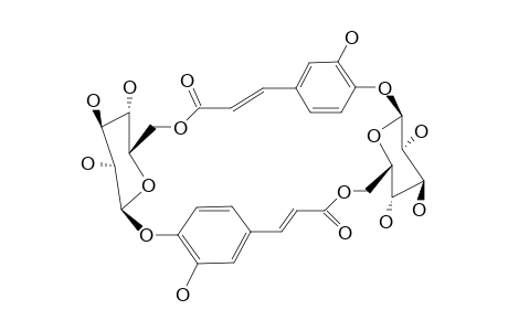 CYCLIC-4-O-BETA-D-GLUCOPYRANOSYL-CAFFEIC-ACID-DIMER