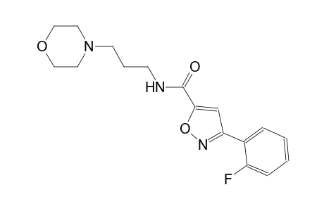 5-isoxazolecarboxamide, 3-(2-fluorophenyl)-N-[3-(4-morpholinyl)propyl]-