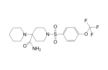 1-{1'-[4-(trifluoromethoxy)benzenesulfonyl]-[1,4'-bipiperidin]-4'-yl}ethan-1-one