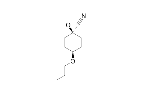 CIS-4-PROPYLOXYCYCLOHEXANONE-CYANOHYDRIN
