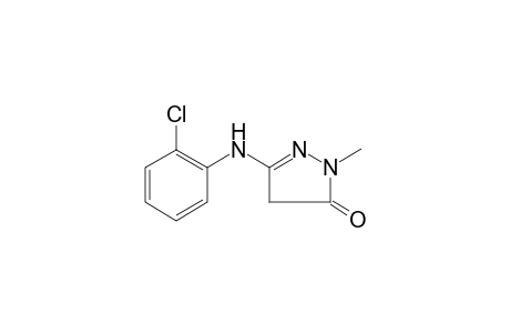 Pyrazol-5(4H)-one, 3-(2-chlorophenylamino)-1-methyl-