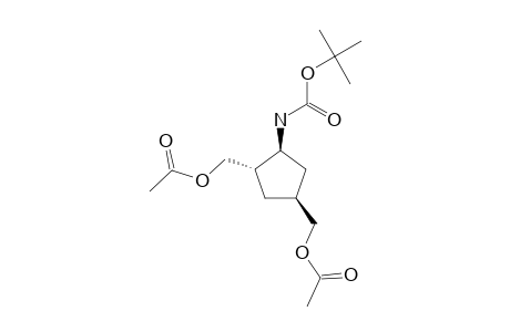 (1R,2R,4R)-2,4-BIS-(ACETOXYMETHYL)-1-[(TERT.-BUTOXYCARBONYL)-AMINO]-CYClOPENTANE