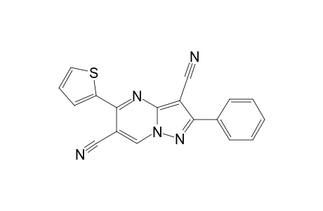 2-PHENYL-5-(2-THIENYL)-PYRAZOLO-[1,5-A]-PYRIMIDINE-3,6-DICARBONITRILE
