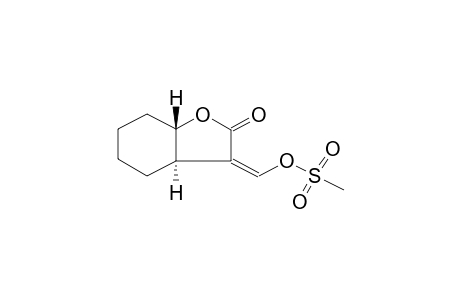 (Z)-3-(METHYLSULPHONYLOXYMETHYLENE)-TRANS-HEXAHYDRO-2(3H)-BENZOFURANONE