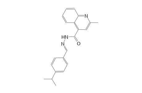 N'-[(E)-(4-isopropylphenyl)methylidene]-2-methyl-4-quinolinecarbohydrazide