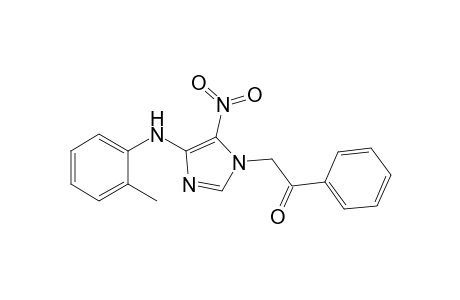 5-Nitro-1-phenacyl-4-(o-tolylamino)-imidazole