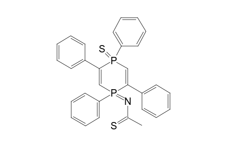 N-(1,2,4,5-Tetraphenyl-4-thioxo-1,4-dihydro-1lambda(5),4lambda(5)-[1,4]diphosphinin-1-ylidene)-thioacetamide