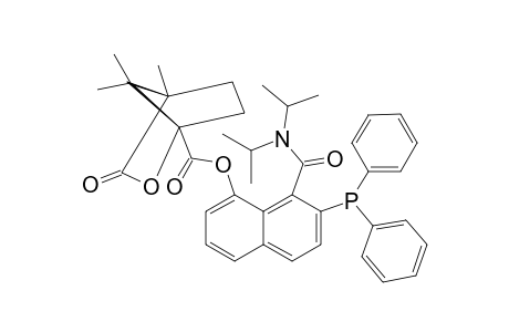 (A-S,1'-S,4'-S)-N,N-DIISOPROPYL-2-DIPHENYLPHOSPHINO-8-{4',7',7'-TRIMETHYL-3'-OXO-2'-OXABICYCLO-[2.2.1]-HEPTANE-1'-CARBONYLOXY}-1-NAPHTHAMIDE
