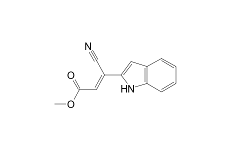 2-Propenoic acid, 3-cyano-3-(1H-indol-2-yl)-, methyl ester, (Z)-