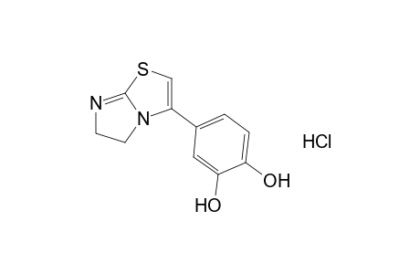 4-(5,6-dihydroimidazol[2,1-b]thiazol-3-yl)pyrocatechol, monohydrochloride