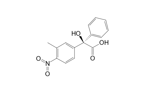 (R)-3-Methyl-.alpha.-hydroxy-.alpha.-phenyl-4-nitrobenzylic acid