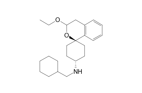trans-N-(Cyclohexylmethyl)-3-ethoxy-3,4-dihydrospiro[[2]benzopyran-1,1'-cyclohexan]-4'-amine