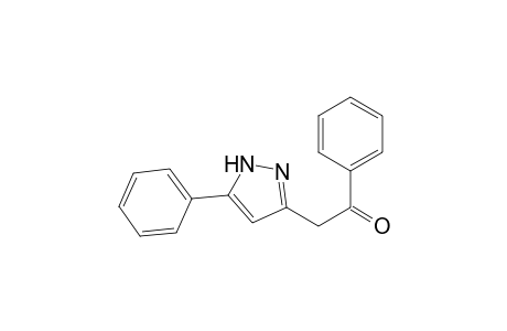 1-Phenyl-2-(3-phenyl-1H-pyrazol-5-yl)ethanone
